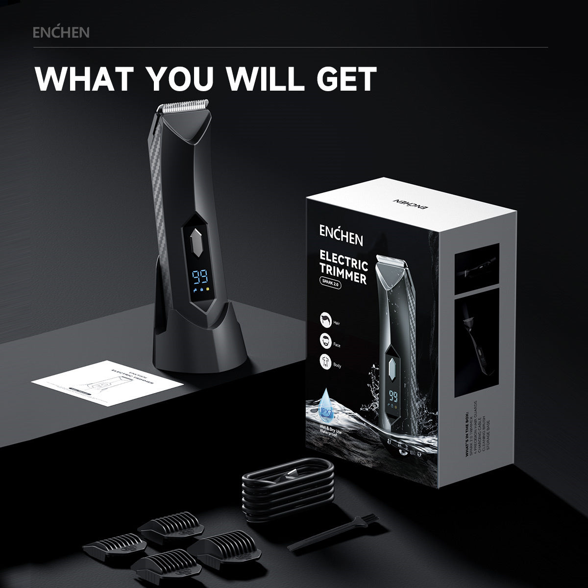 Precision Body Hair Trimmer for Smooth Safe Grooming