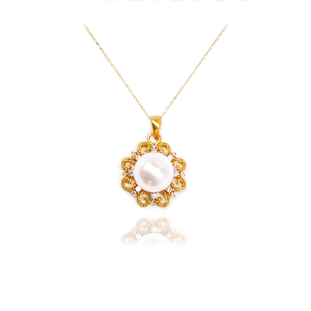 Luxury Sun Pendant Necklace 24K Gold Elegant Choker Jewelry