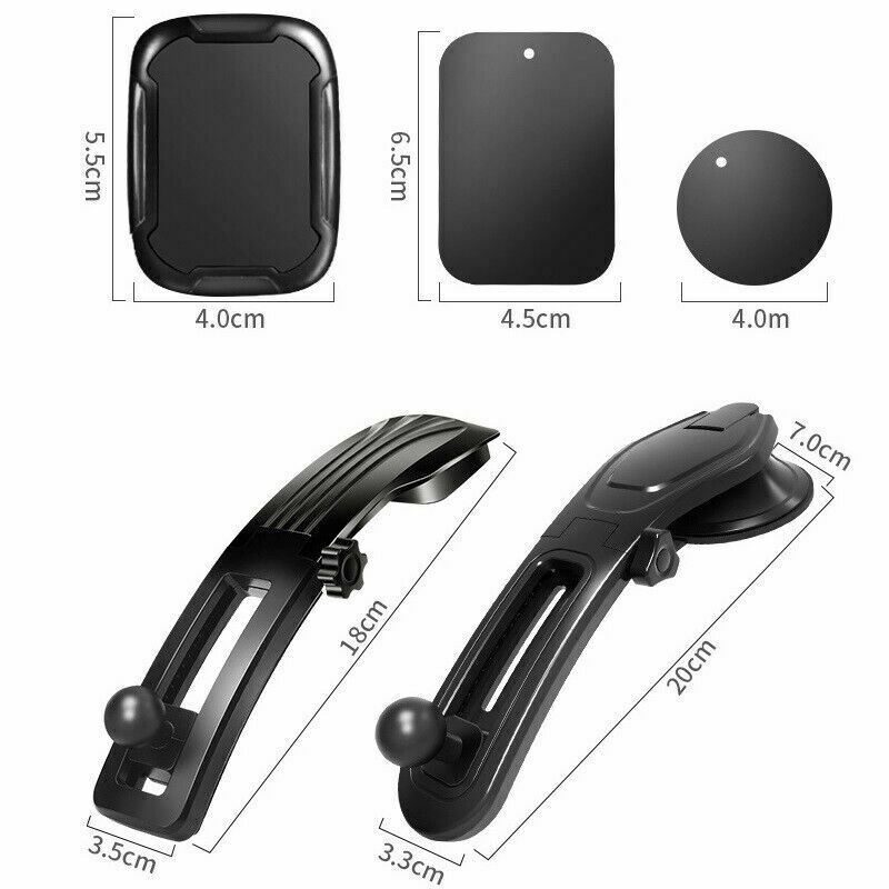 360 Rotatable Car Phone Holder Dashboard Gravity Mount Stand