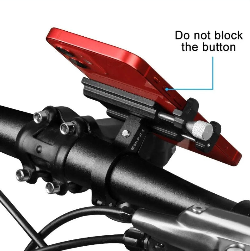 Aluminum Bike Phone Mount Handlebar Holder for GPS Secure