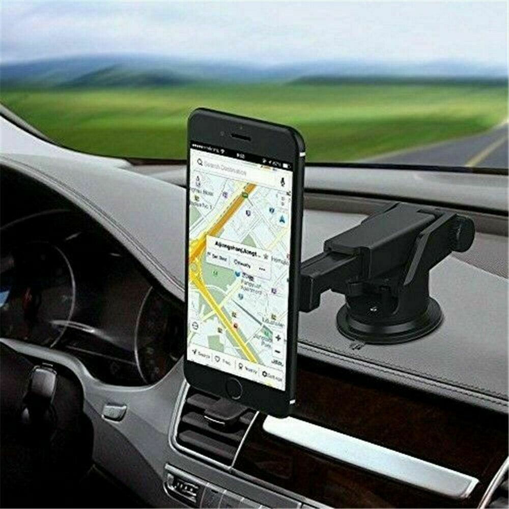 Car Phone Holder Strong Suction Cup Adjustable Dashboard Mount