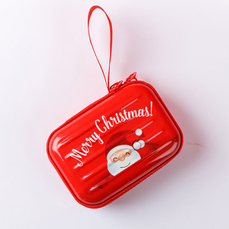 Tinplate Coin Purse Metal Mini Wallet Compact Storage Case for Coins and Keys