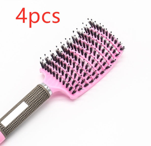 Bristle & Nylon Hair Brush for Detangling and Scalp Massage