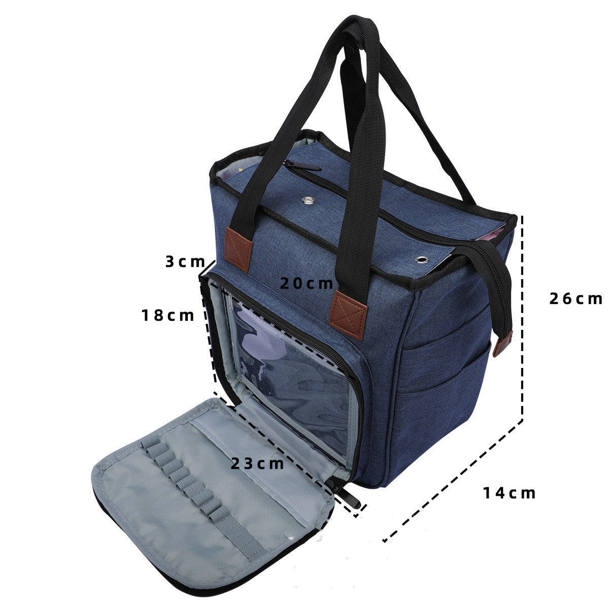 Woven Storage Bag Durable Multi Purpose Organizer for Home Supplies Use