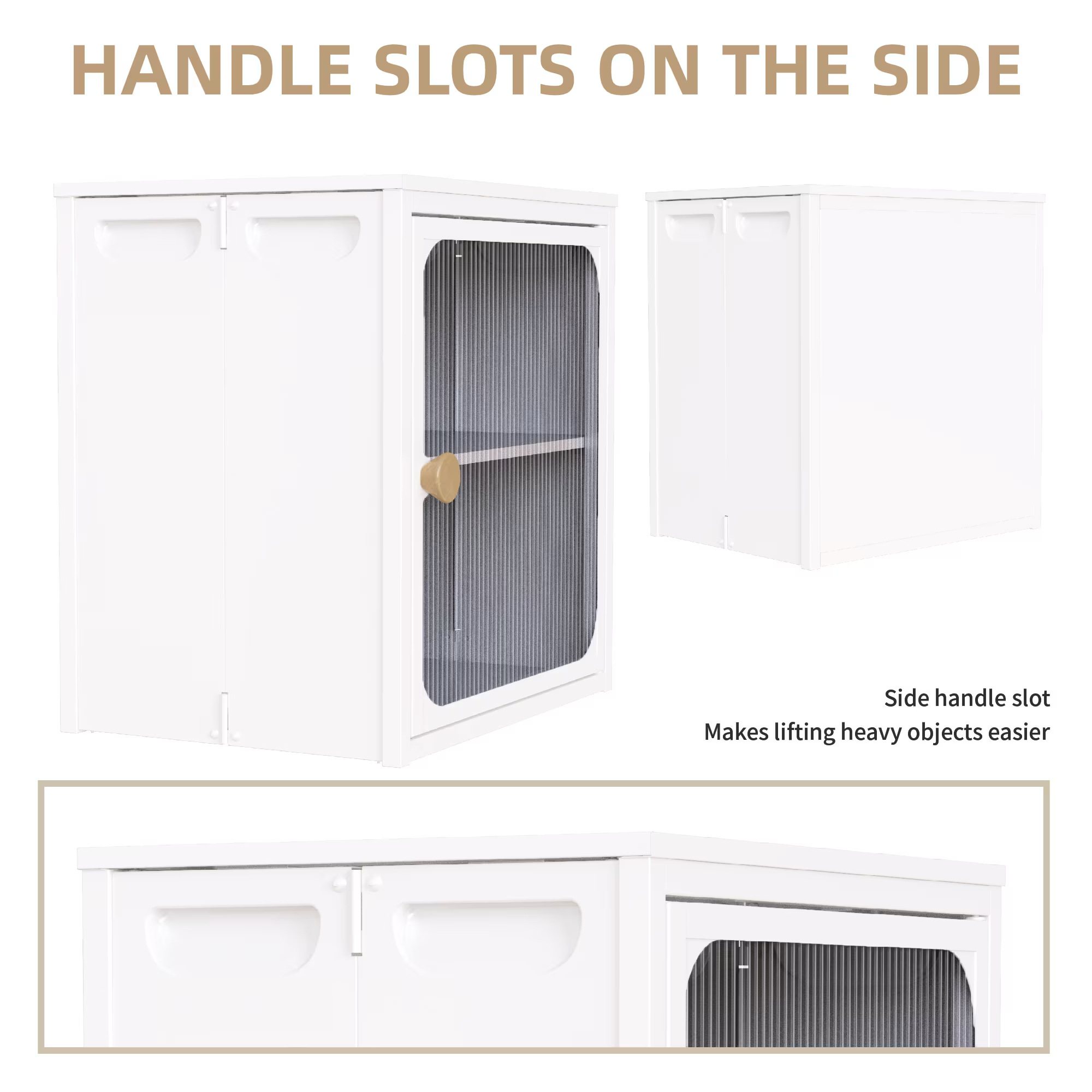 Heavy Duty Foldable Storage Cabinet with Door Steel-Wood Build