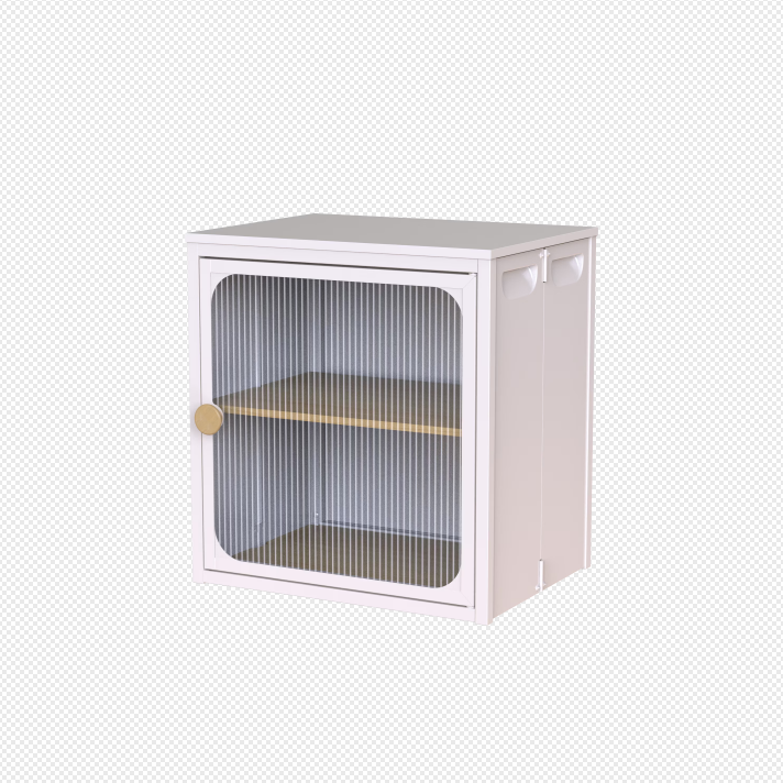 Heavy Duty Foldable Storage Cabinet with Door Steel-Wood Build