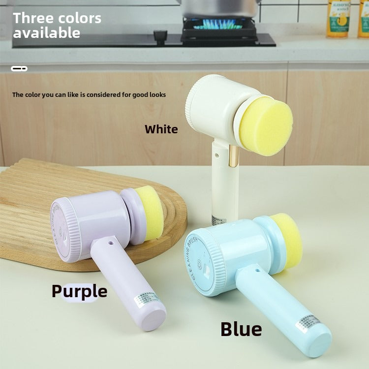 Electric Cleaning Brush with Multiple Brush Heads for Deep Cleaning