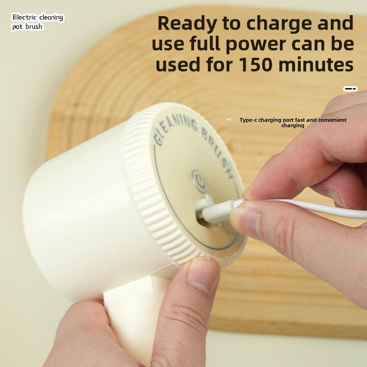 Electric Cleaning Brush with Multiple Brush Heads for Deep Cleaning