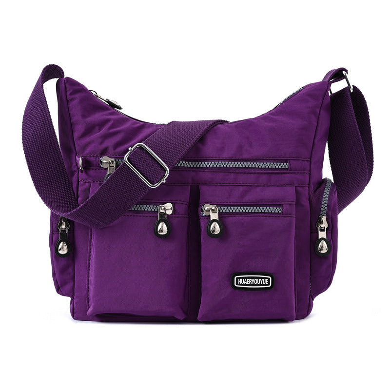 Women Shoulder Bags Waterproof Multi Pocket Crossbody Handbags for Daily Use