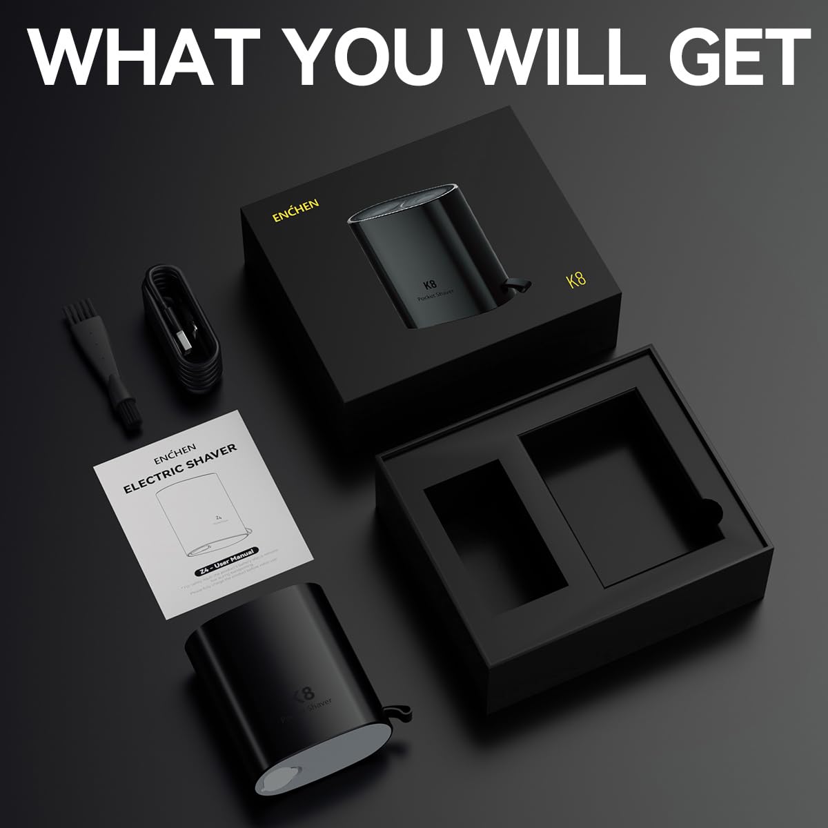 K8 Premium K8 Mini Electric Shaver for Smooth & Portable Grooming