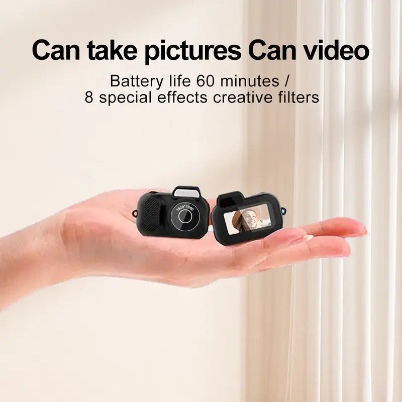 Key Chain Mini Camera 1080P Pocket Recorder with 32GB Card