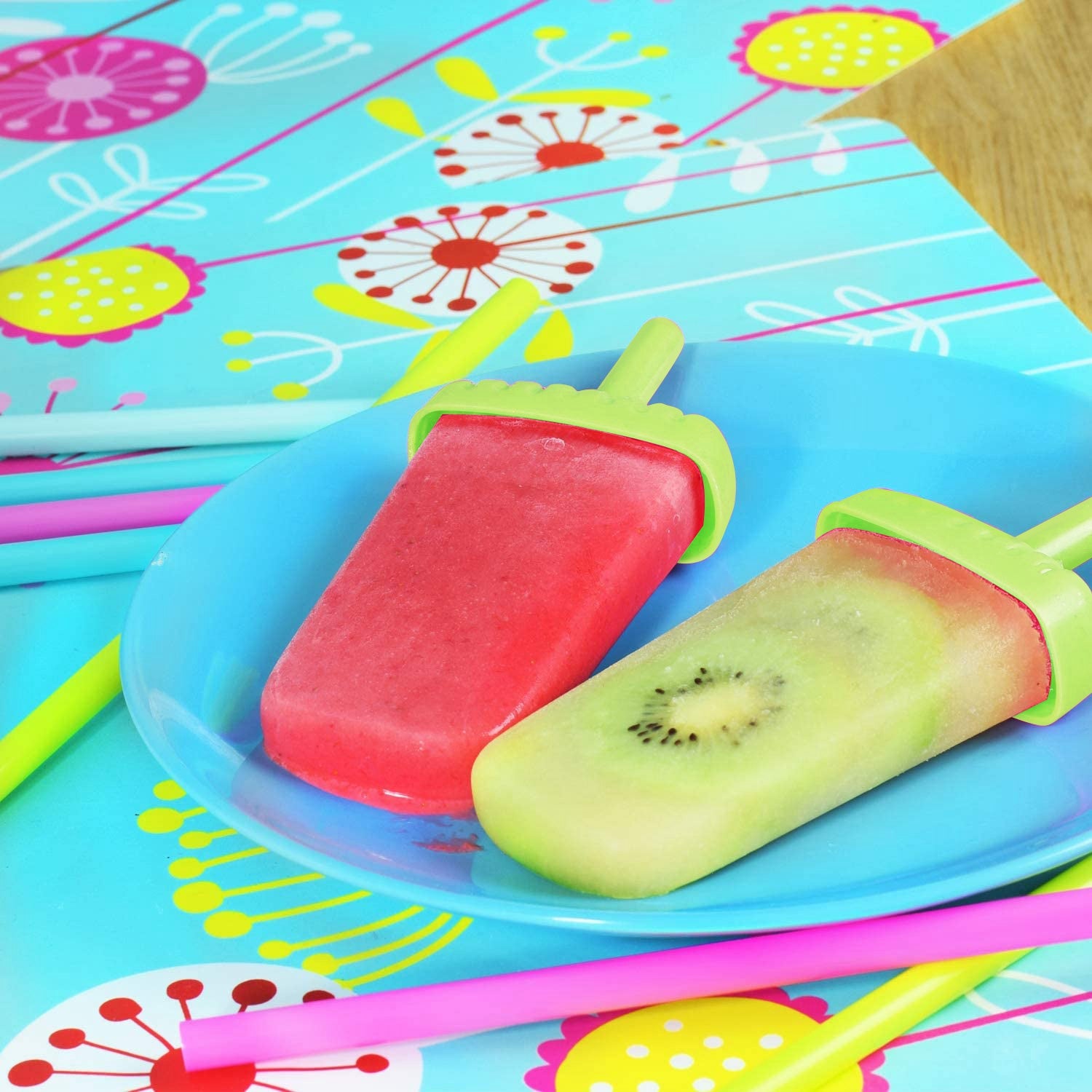6 Cavity Reusable Popsicle Molds Ice Cream Maker