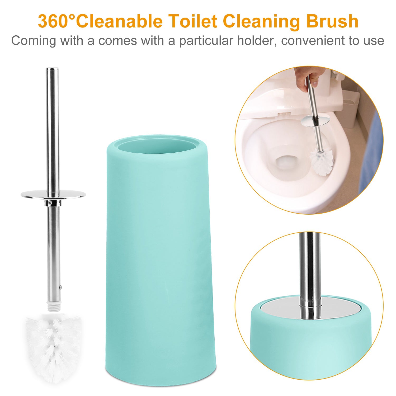 6 Piece Bathroom Accessories Set Soap Dispenser Trash Can