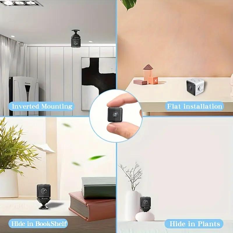 Modern Tech Cube Smart Home Camera Mini HD Security Cam