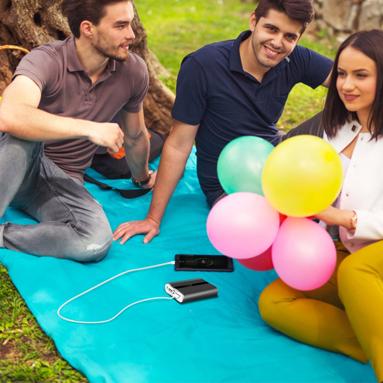 12000mAh Portable Charger Dual USB Fast Charging Power Bank
