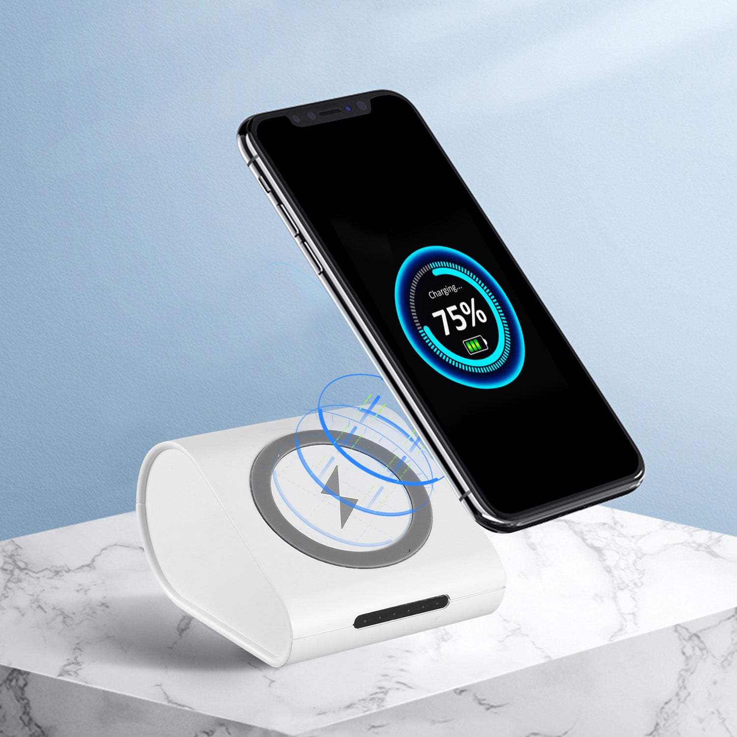 Qi Wireless Power Bank Fast Charging Portable Charger Backup