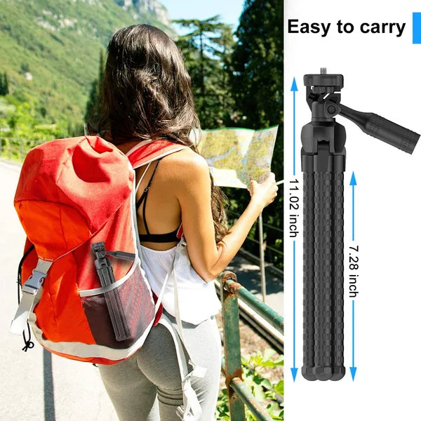 Flexible Phone Tripod Stand with Remote Adjustable Camera Mount