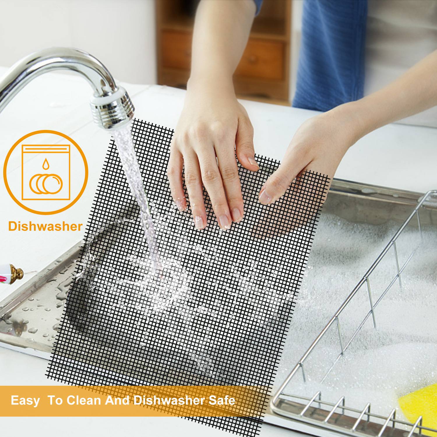 Non Stick Reusable Grill Mat for BBQ and Oven