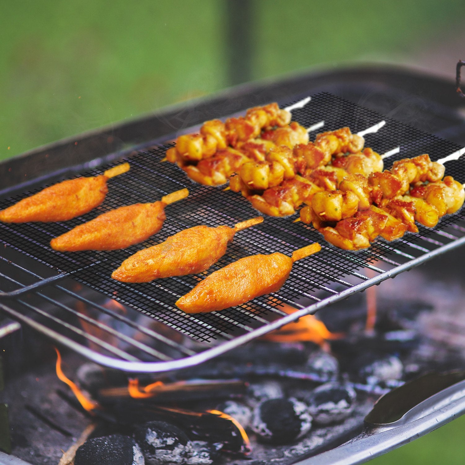 Non Stick Reusable Grill Mat for BBQ and Oven