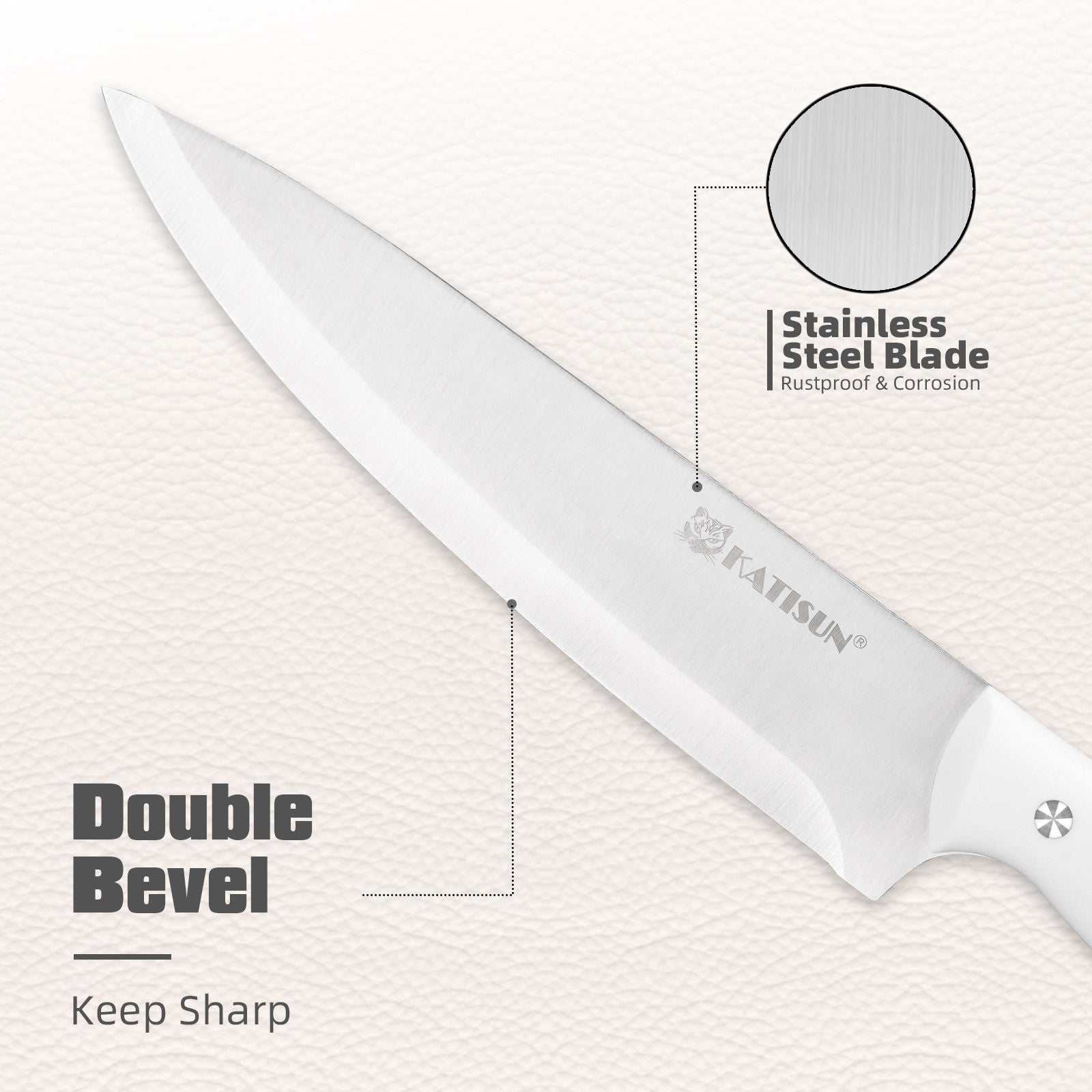 15 Piece Kitchen Knife Set with Wooden Block