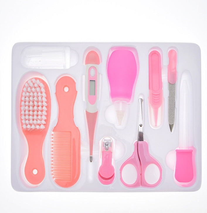 Baby Grooming and Care Kit with Thermometer, Nasal Care and Nail Clipper Set