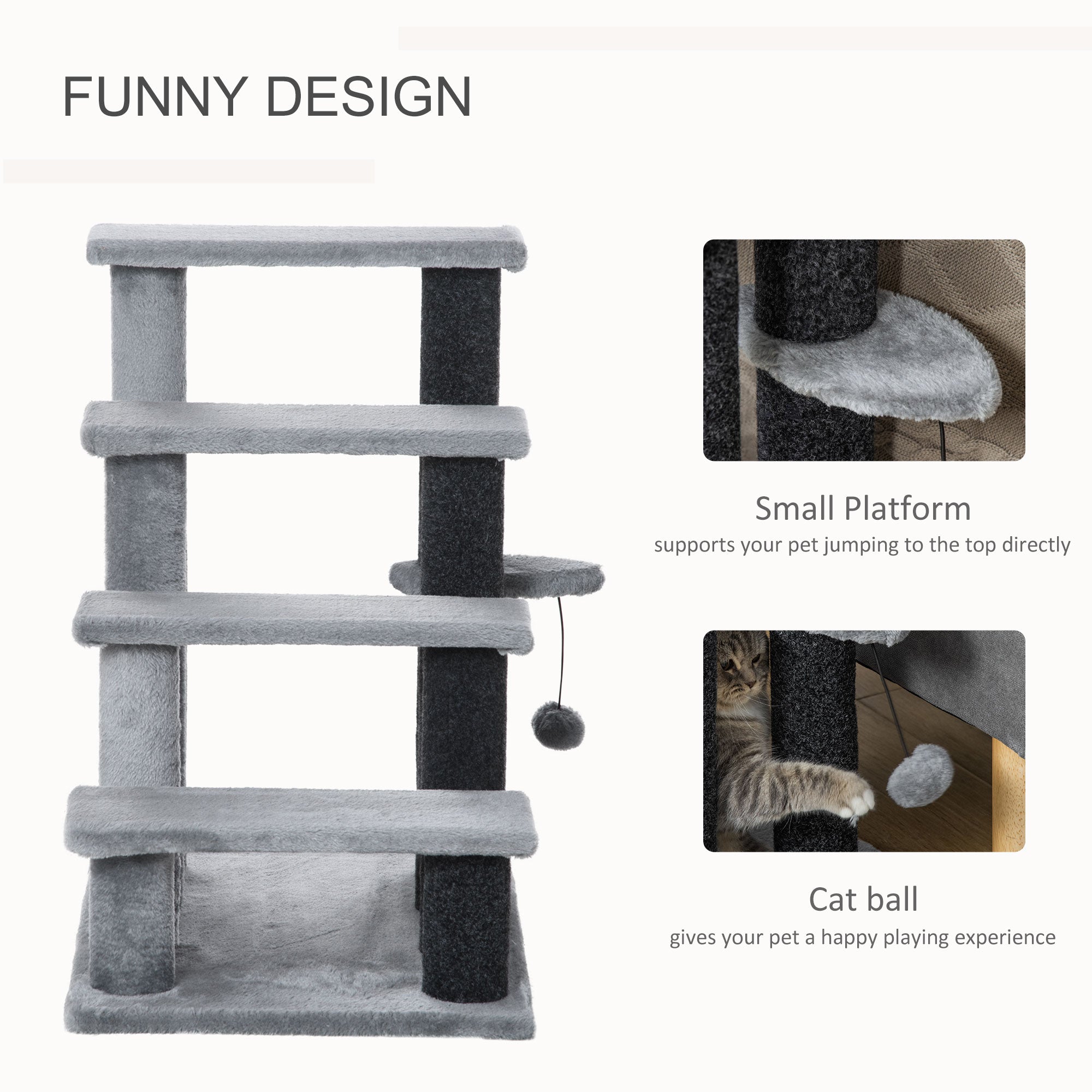 Premium Cat Tree Tower for Indoor Cats with Scratching and Rest
