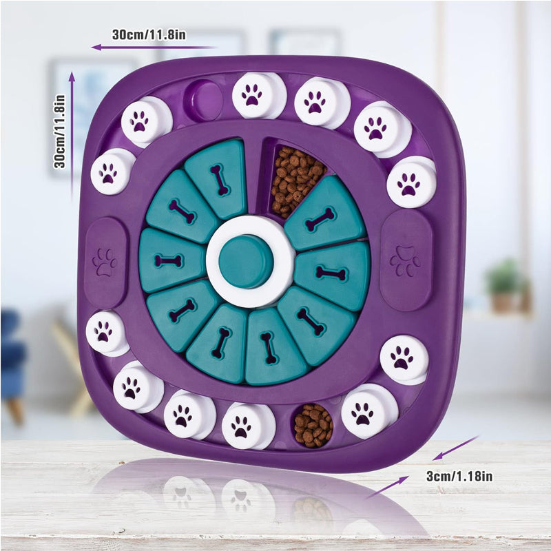 Interactive Dog Puzzle Toy Treat Dispenser for Mental Stimulation