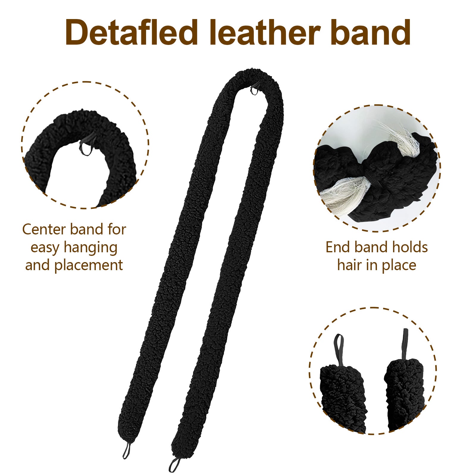 Satin Heatless Hair Curler Overnight Soft Wave Styling Rod Set