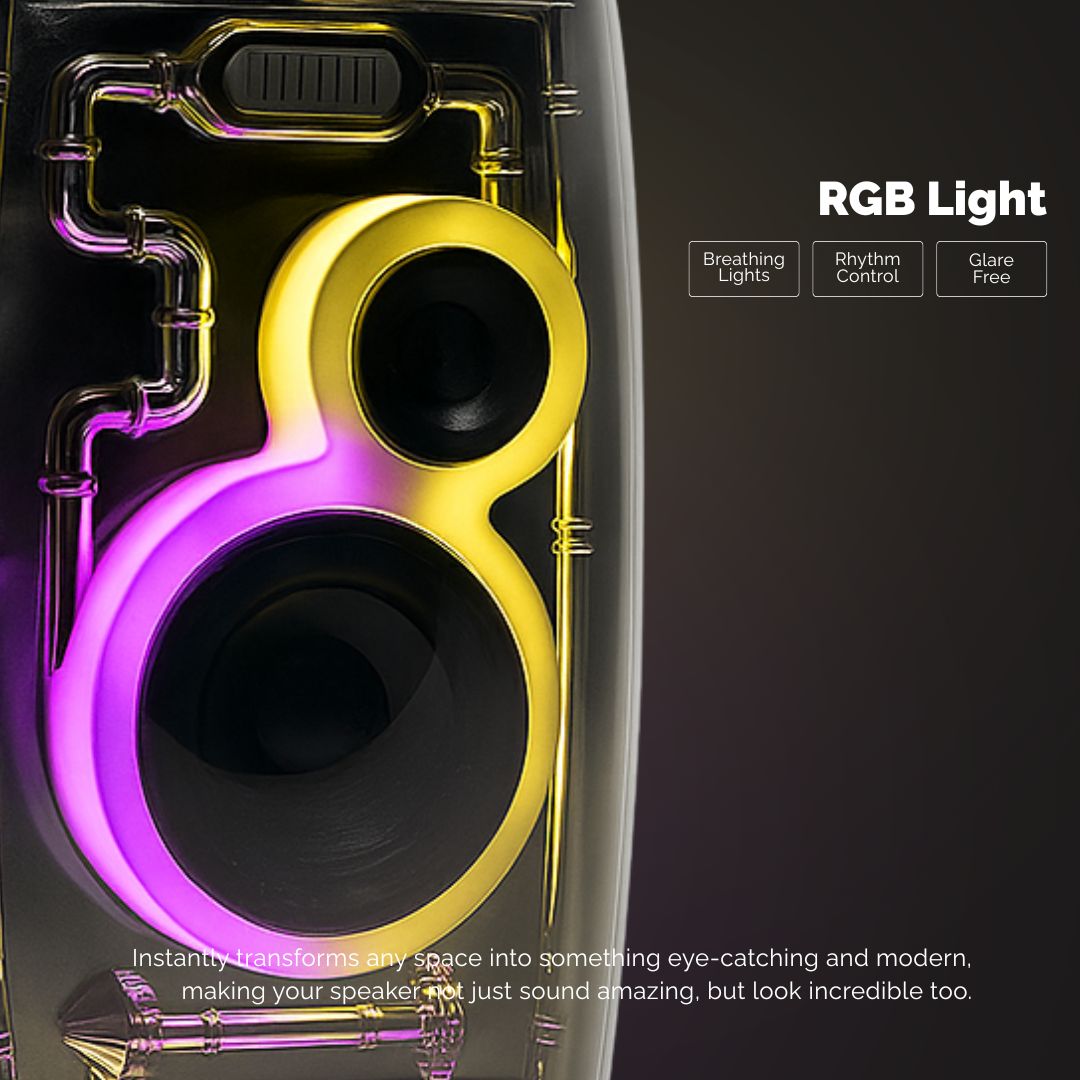 Wireless Bluetooth Speaker Powerful Sound Portable Long Battery