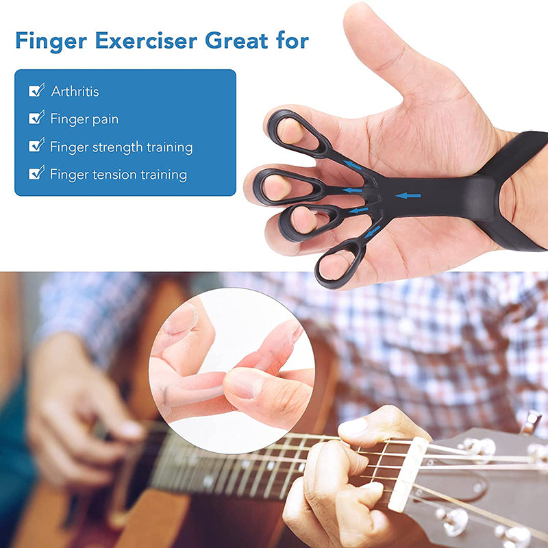 Silicone Finger Stretcher Hand Grip Trainer for Arthritis Relief & Rehabilitation