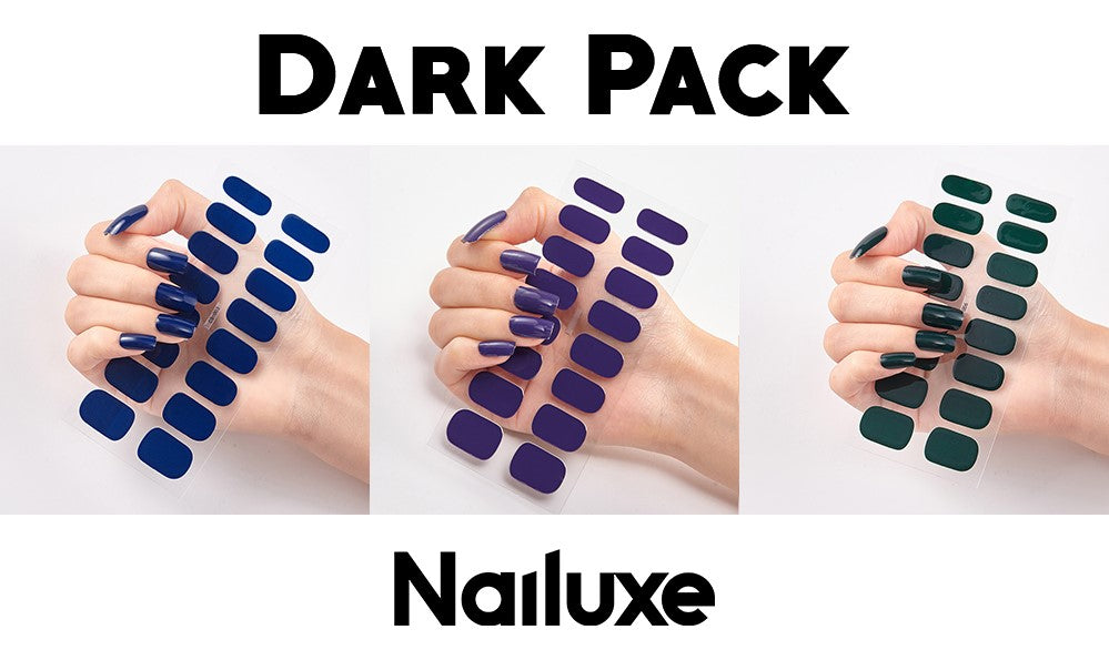 Pure Color 16PCS Nail Stickers for Easy DIY Nail Art