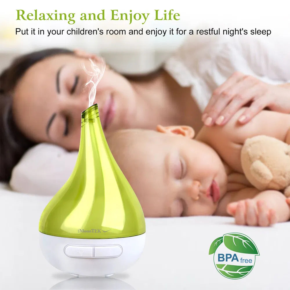 Ultrasonic Cool Mist Humidifier Drop Shape Aroma Diffuser