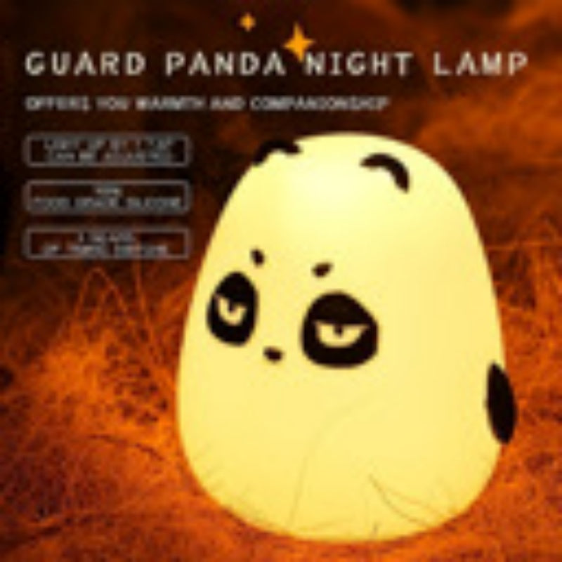 Cute Silicone Animal Night Light USB Rechargeable LED Lamp