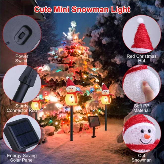 Christmas Santa Landscape Light Waterproof Outdoor Decorative Lamp