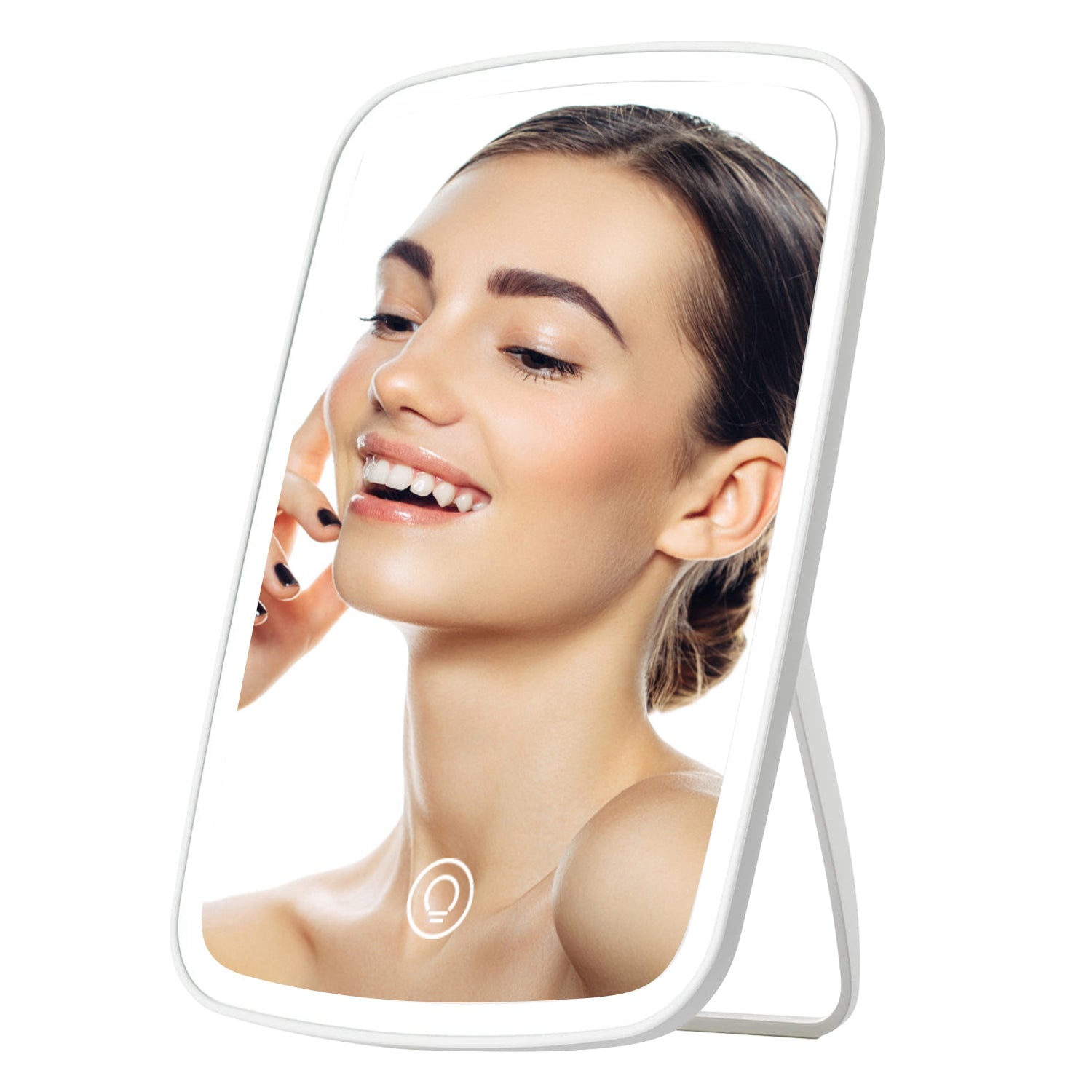 Portable LED Makeup Mirror Dimmable Light Touch Vanity Mirror
