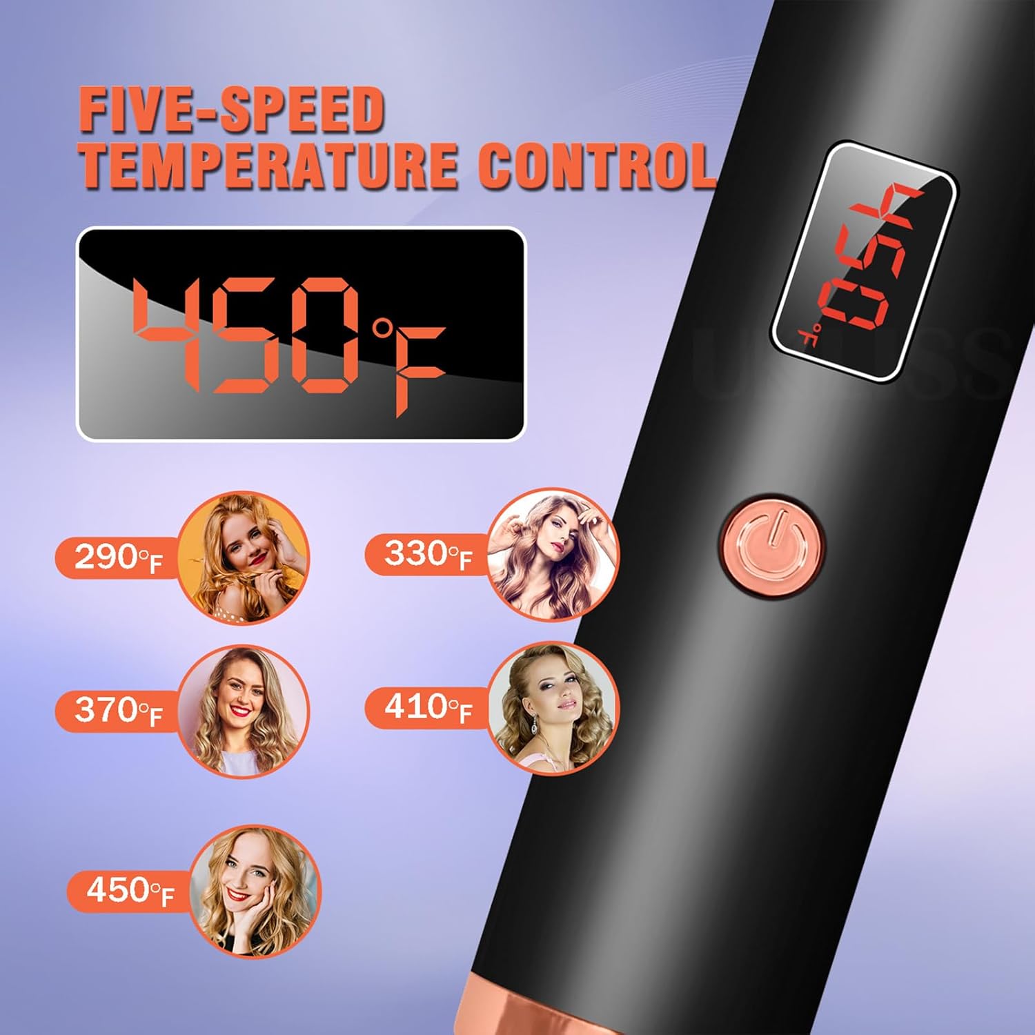 Professional Thermal Brush Curling Iron for Volume & Smooth Hair