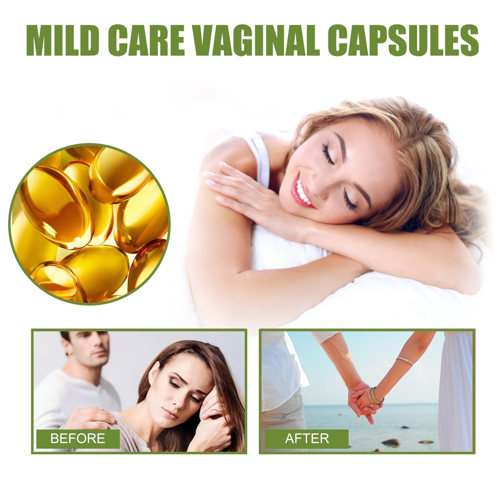 Women’s Intimate Care Capsules Odor Control & Moisture Support