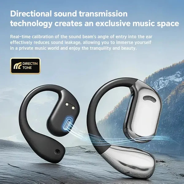 AI Translation Headset Wireless Bone-Conduction Smart Earbuds