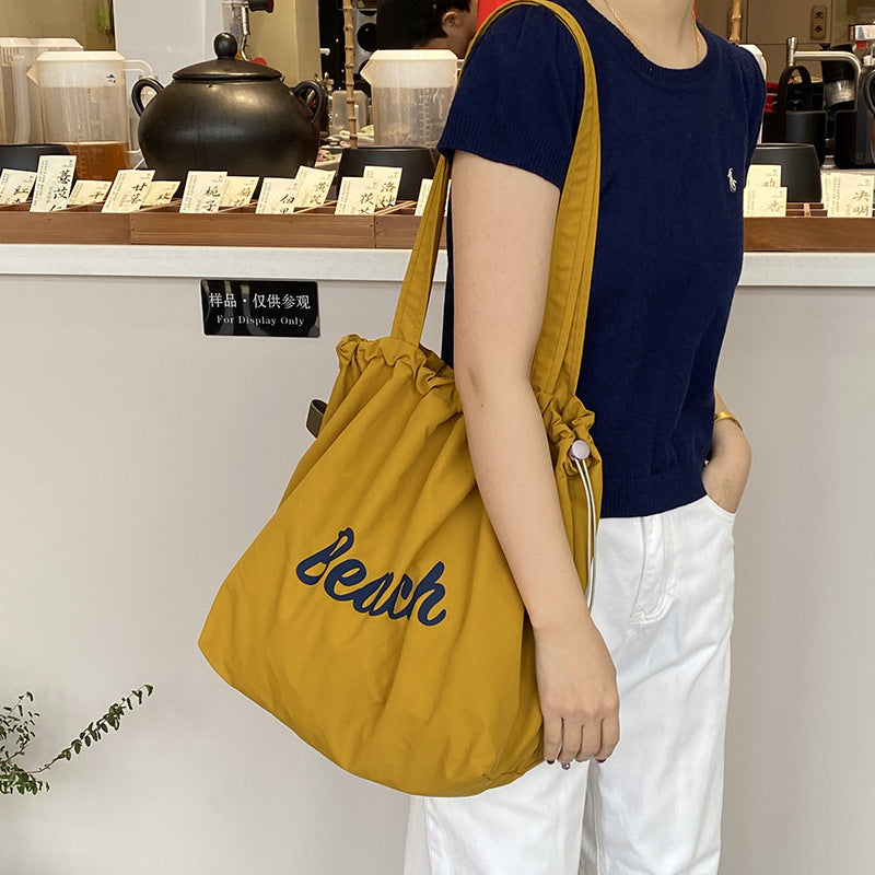 Large Capacity Canvas Shoulder Bag for Women Daily Use and Travel Needs