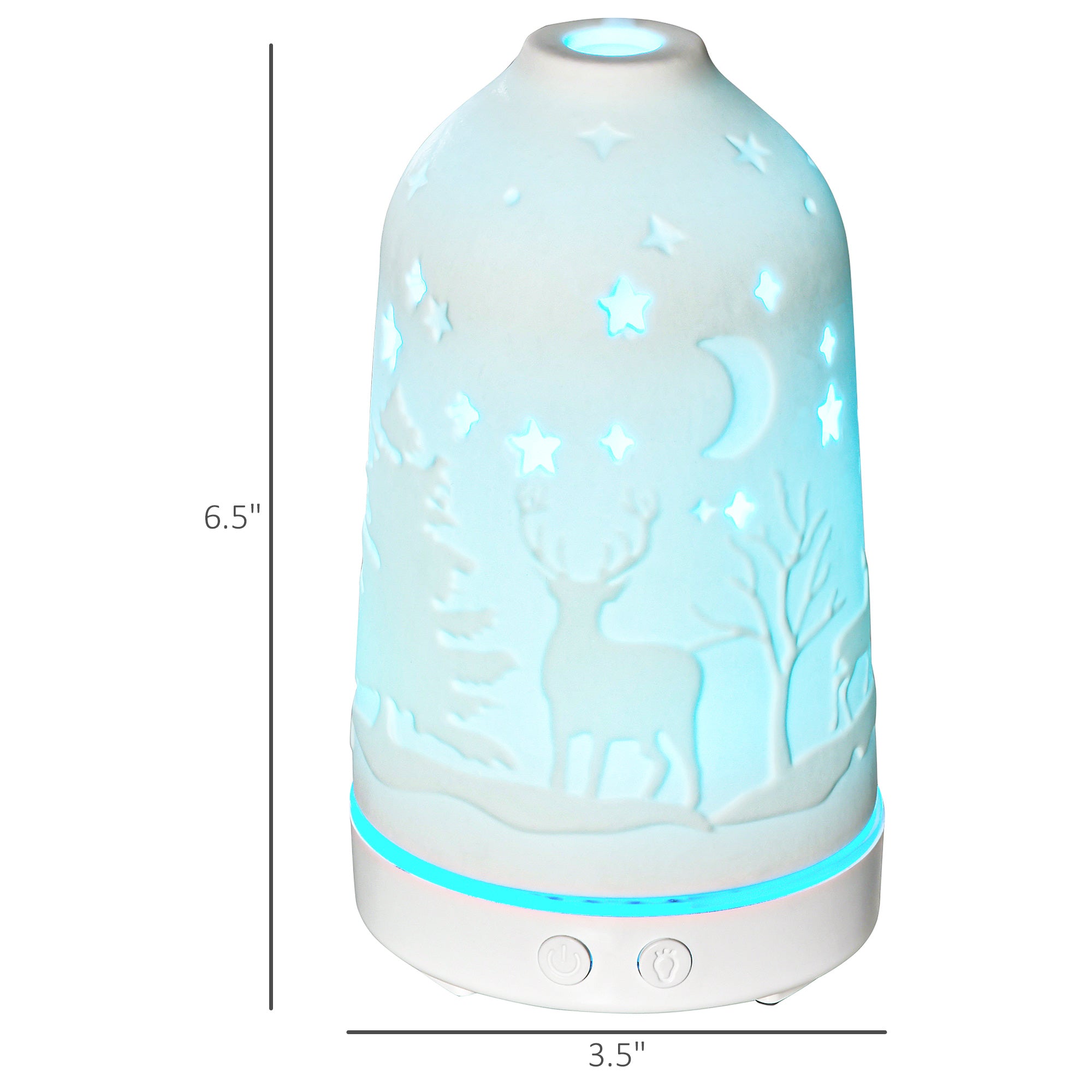 Premium Ultrasonic Aroma Diffuser Humidifier LED Light Quiet
