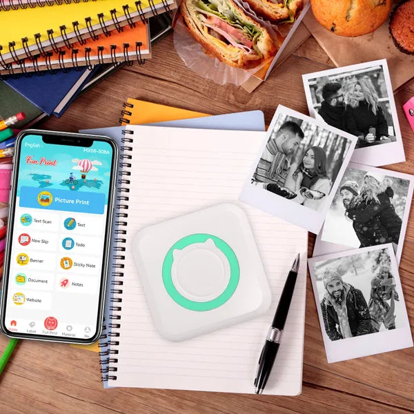 Pocket Wireless Thermal Printer Mini Sticker Maker