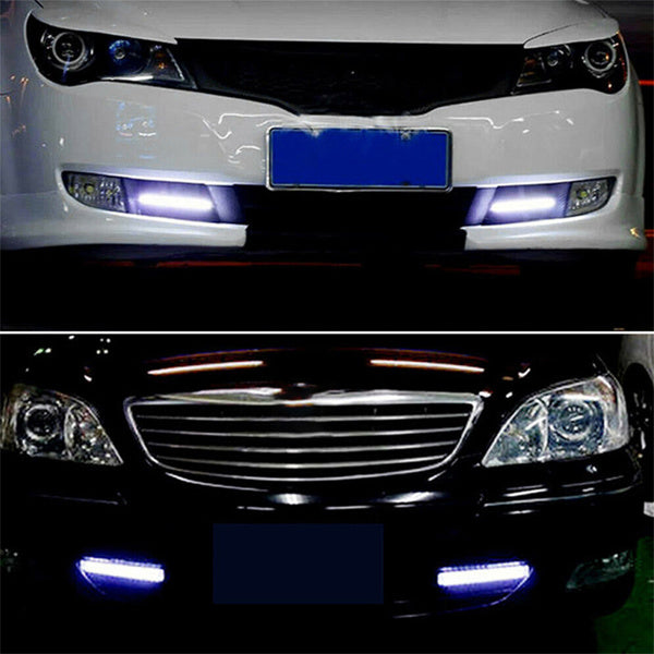17cm COB LED Daytime Running Light White 12V Waterproof