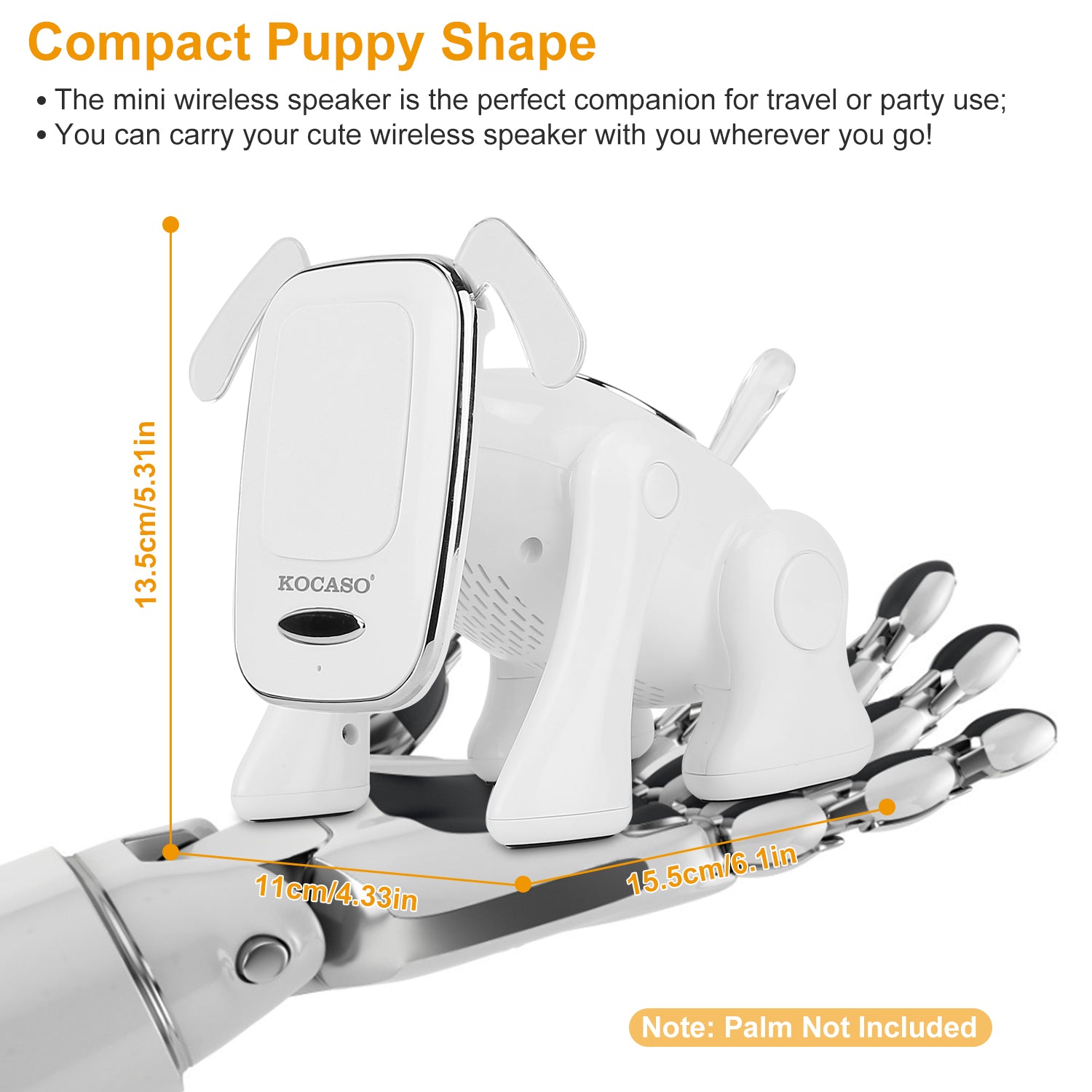 Cute Puppy Bluetooth Speaker Portable Stereo Mini Music Player