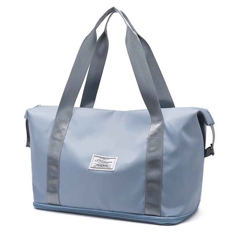 Dry and Wet Separation Sports Shoulder Bag Portable Gym Travel Tote