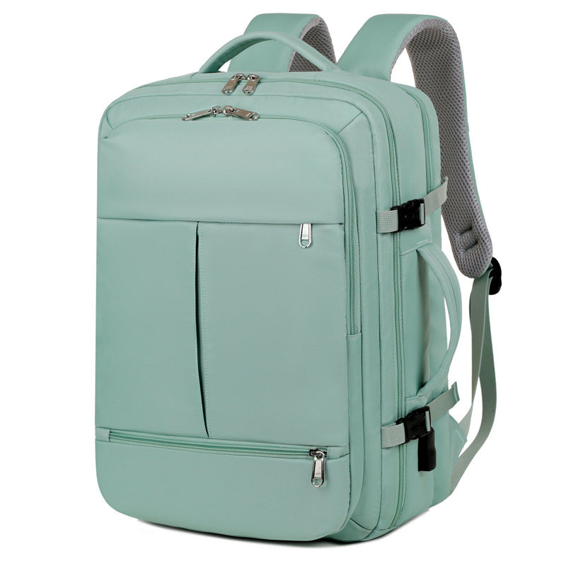 Large Capacity Business Travel Backpack Multiple Pockets Laptop Bag Unisex