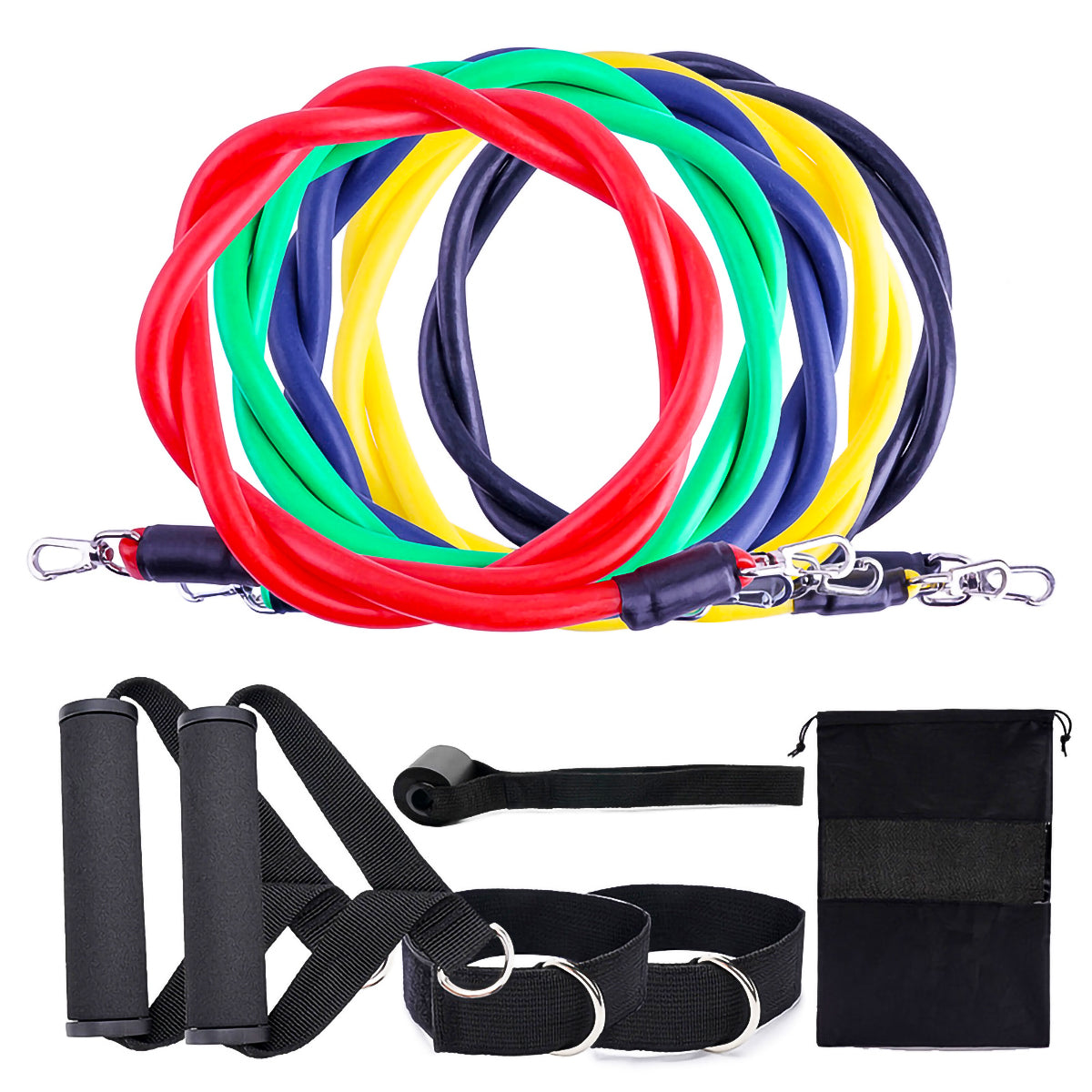 Fitness Rally Elastic Rope Resistance Band for Strength Training & Full Body Workout