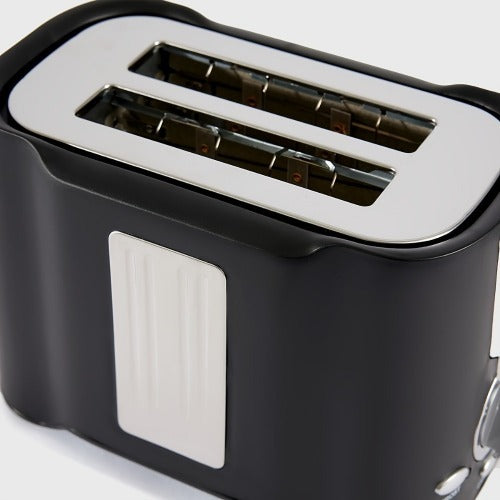 Powerful 2 Slice Toaster Stainless Steel Fast Even Toasting