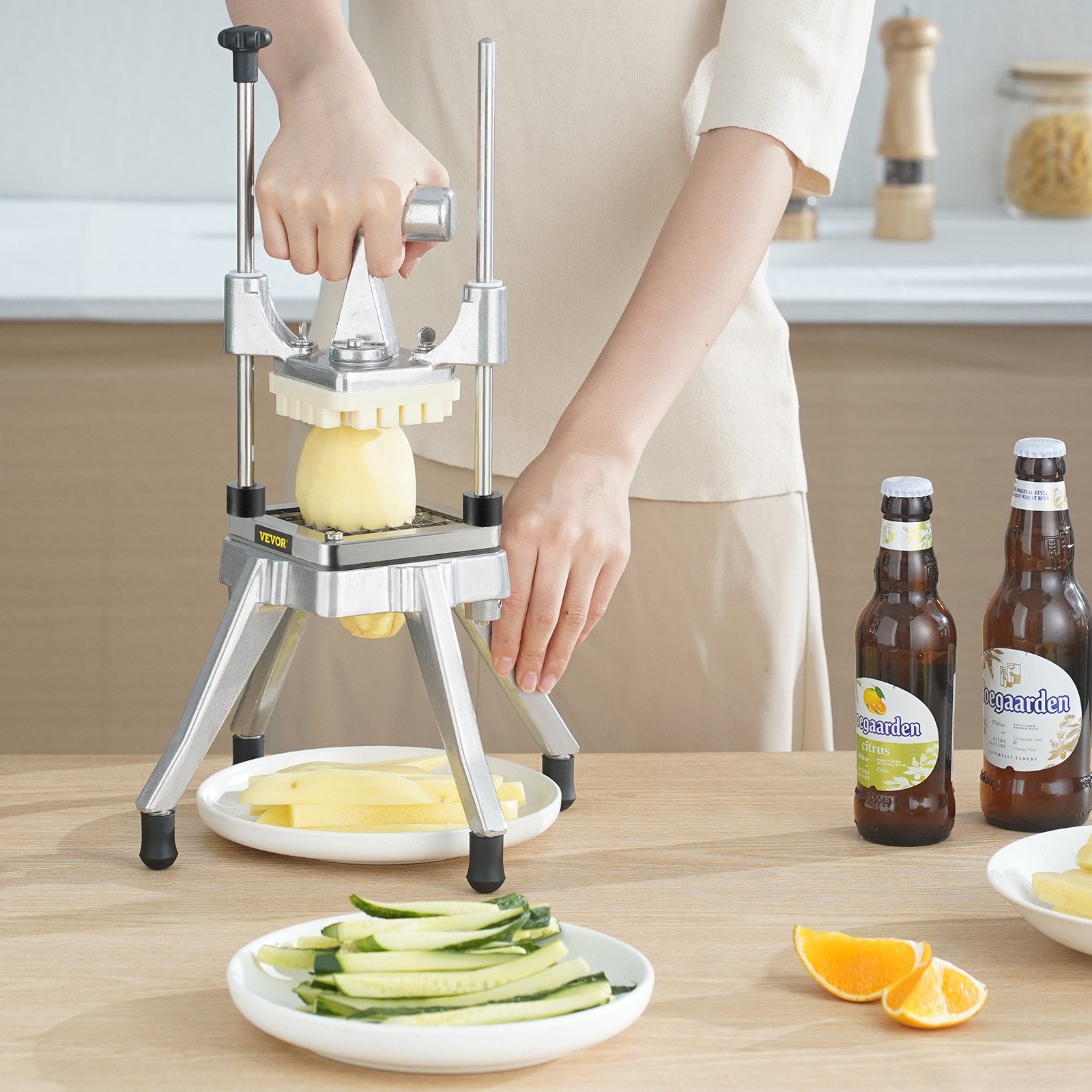 Commercial Vegetable Chopper Heavy Duty Stainless Steel Dicer