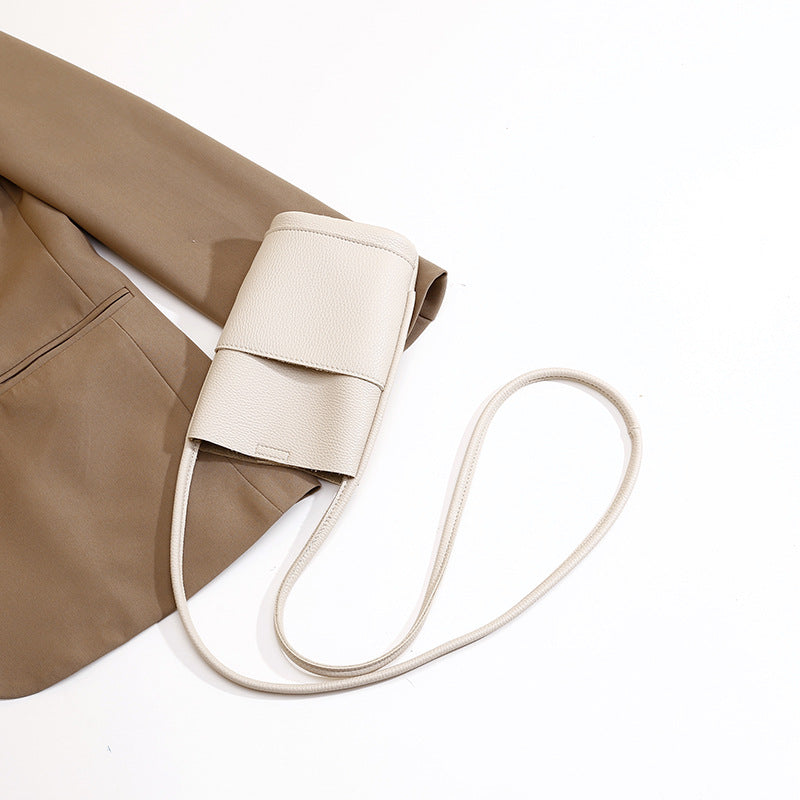 High Grade Soft Leather Mobile Phone Crossbody Bag for Women Stylish Use