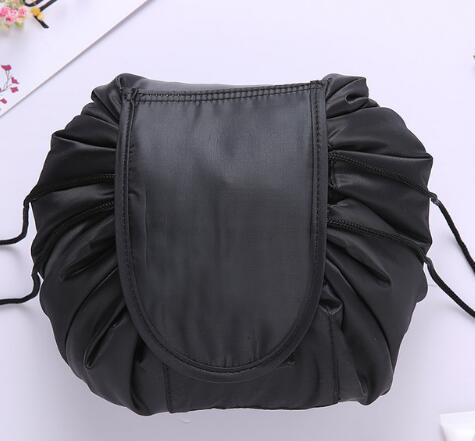 Animal Print Large Capacity Drawstring Cosmetic Storage Bag for Travel Use